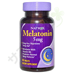 メラトニン 5mg 60錠|Melatonin 5mg 60Tablets